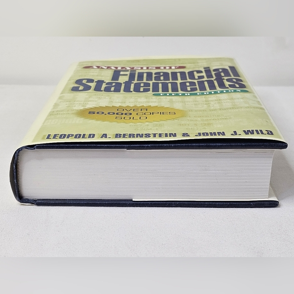 Analysis of Financial Statements 5th Edition Hardcover Book Bernstein & Wild New - Picture 4 of 10